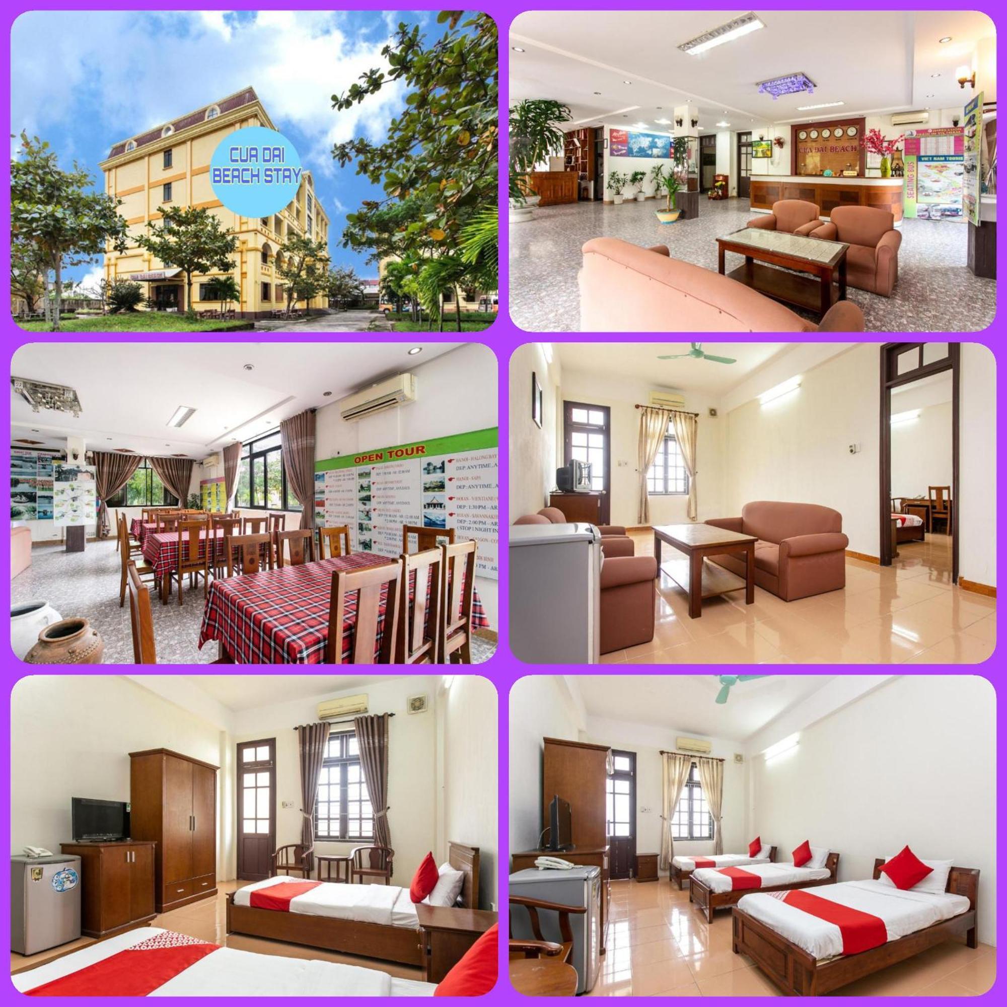 Cua Dai Beach Hotel View Beach & River An Luong Exterior photo